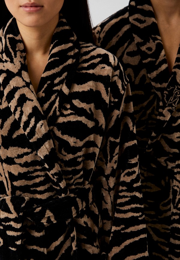 Халат домашний Roberto Cavalli коричневый, размер 54, фото 4