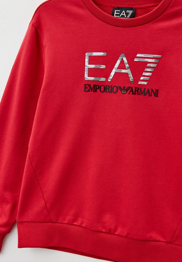 Свитшот EA7 красный, размер 140, фото 3