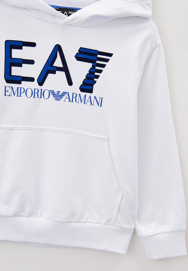 Худи EA7 белый, размер 140, фото 3