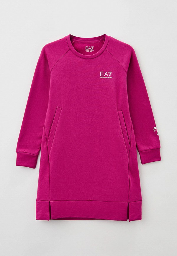 Платье EA7 фиолетового цвета