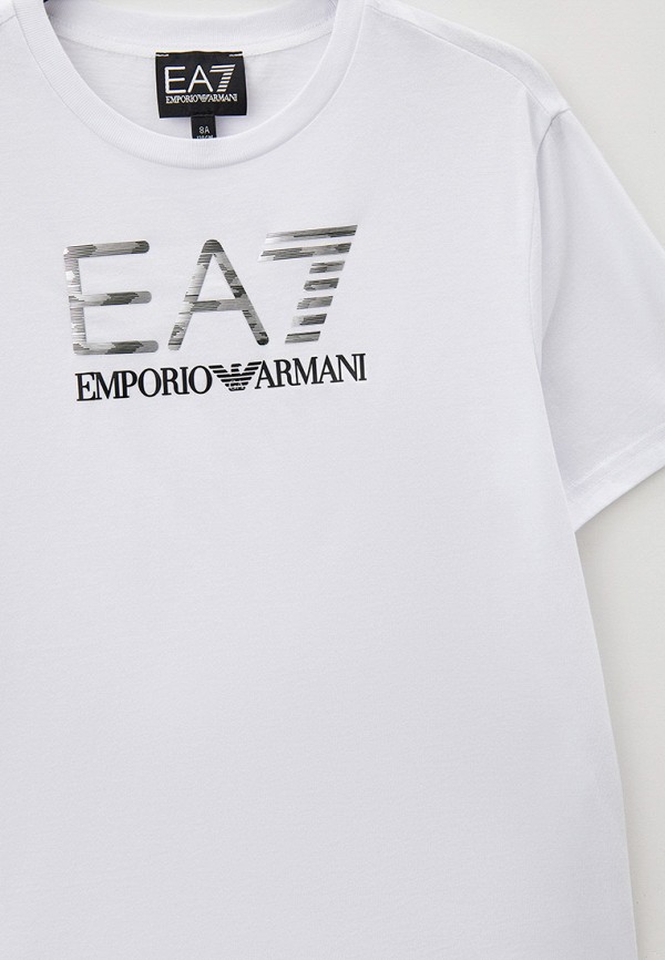 Футболка EA7 белый, размер 164, фото 3