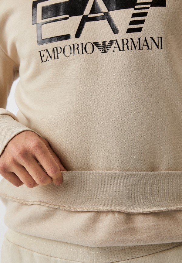 Свитшот EA7 бежевый, размер 56, фото 4