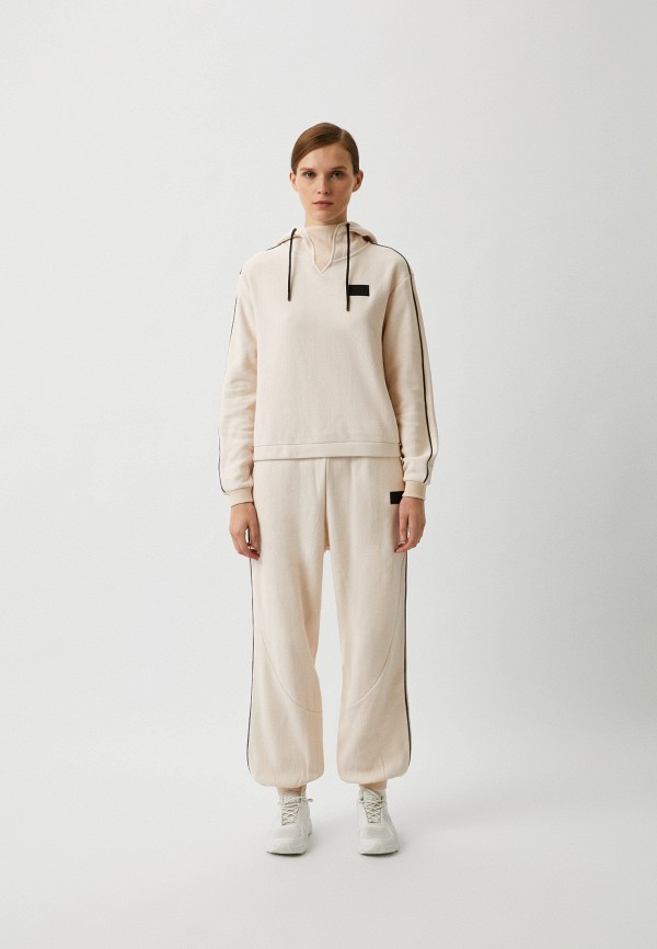 Худи EA7 бежевый, размер 44, фото 2