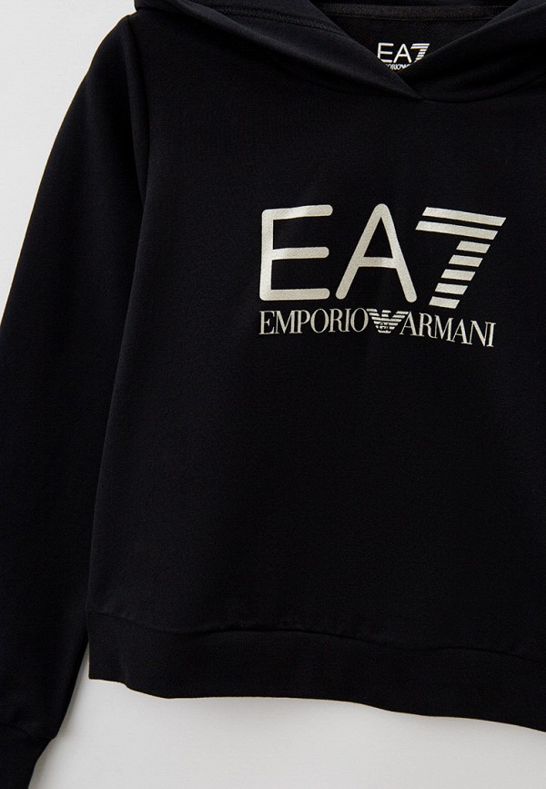 Худи EA7 черный, размер 140, фото 3