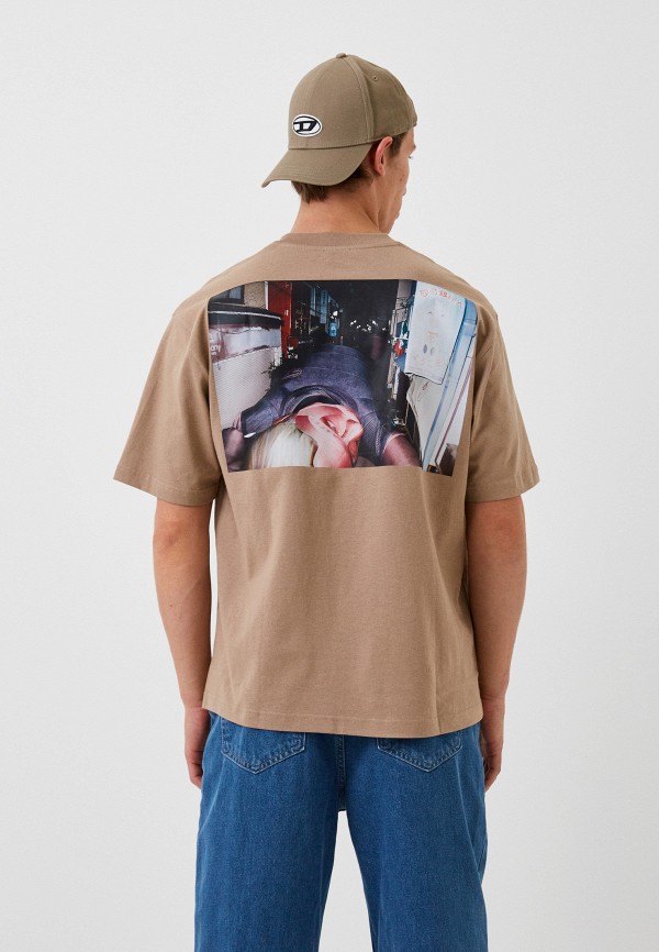 Футболка Diesel бежевый, размер 50, фото 2