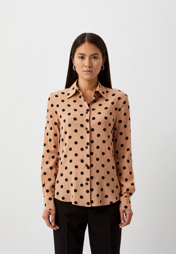 Блуза Pinko бежевого цвета