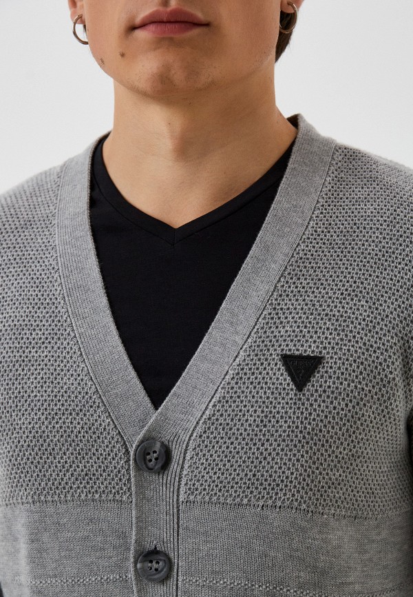 Кардиган Guess серый, размер 46, фото 4