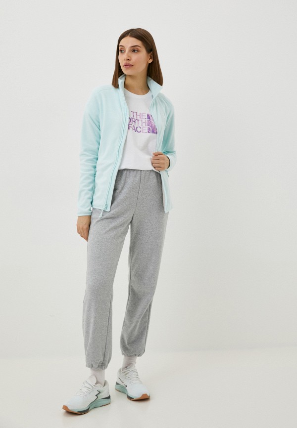 Олимпийка The North Face бирюзовый, размер 40, фото 2