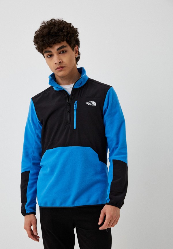 

Олимпийка The North Face, Голубой, M GLACIER PRO 1/4 ZP