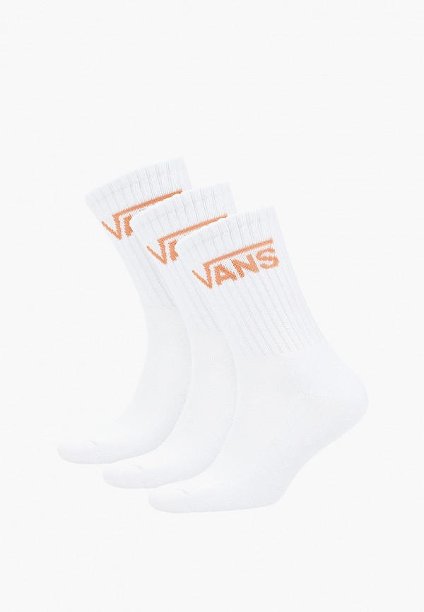 

Носки 3 пары Vans, Белый, WM CLASSIC CREW WMNS