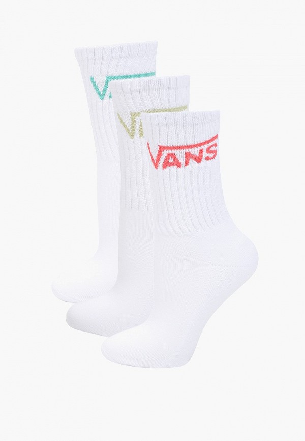 

Носки 3 пары Vans, Белый, WM CLASSIC CREW WMNS