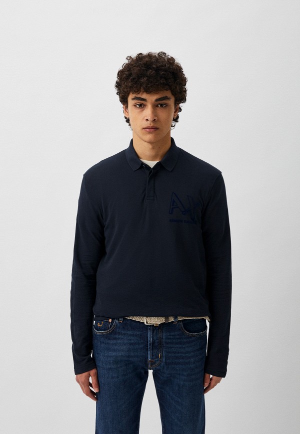 

Поло Armani Exchange, Синий