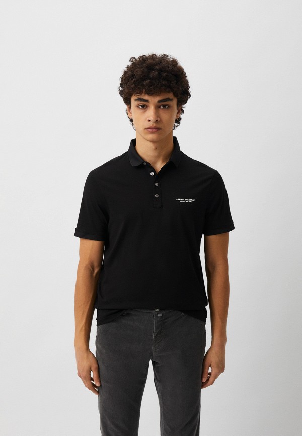 

Поло Armani Exchange, Черный