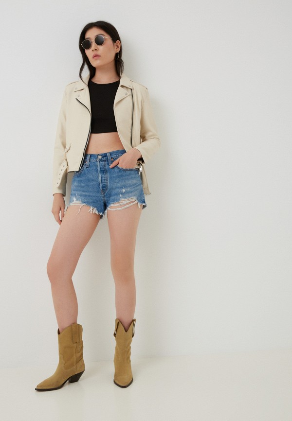 Шорты джинсовые Levi's® голубой, размер 42, фото 2