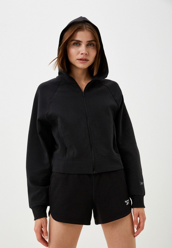 

Толстовка Reebok, Черный, DREAMBLEND COTTON FULLZIP