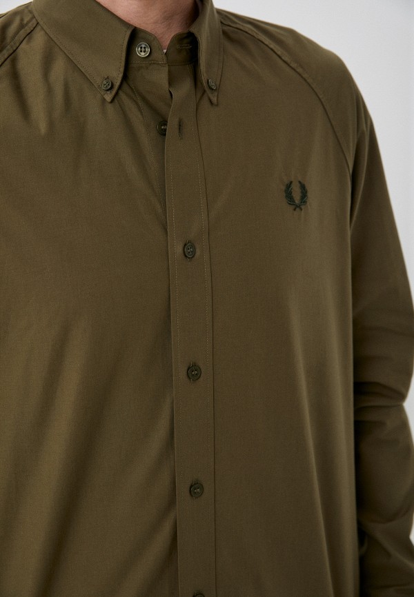 Рубашка Fred Perry хаки, размер 44, фото 4