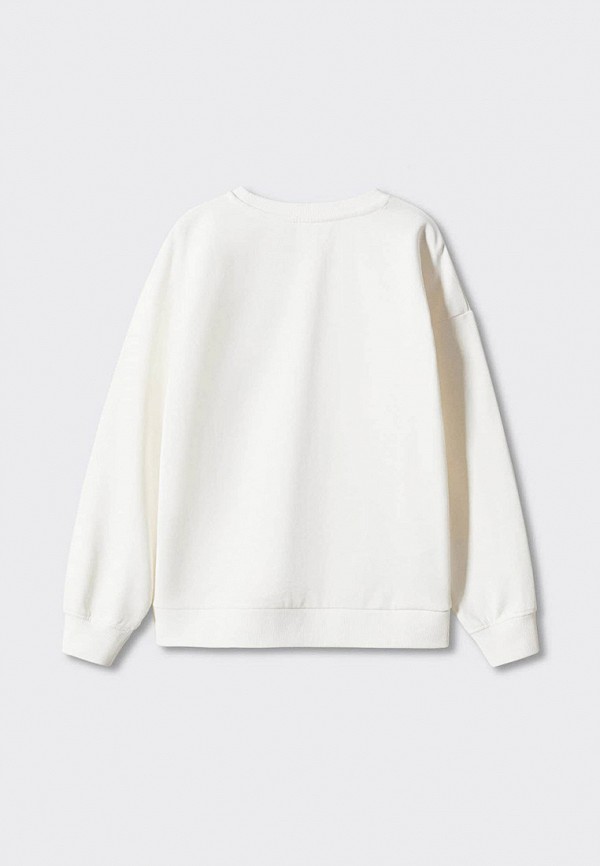 Свитшот Mango Kids белый, размер 152, фото 2