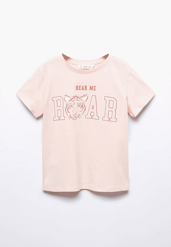 

Футболка Mango Kids, Розовый, SHELDONC