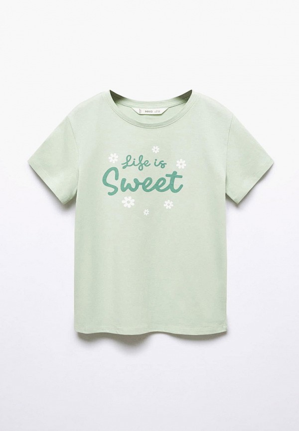 

Футболка Mango Kids, Зеленый, SHELDONC