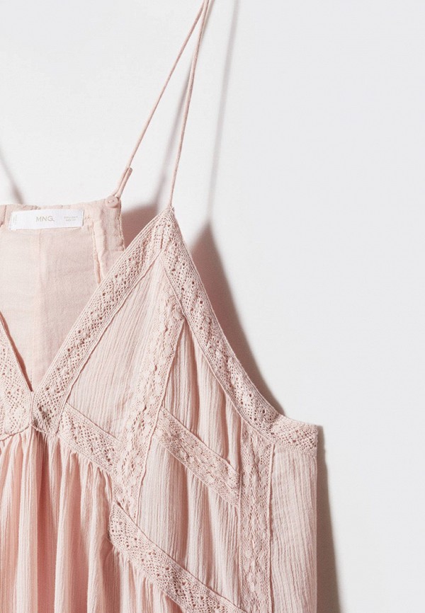 Платье Mango розовый, размер 44, фото 5