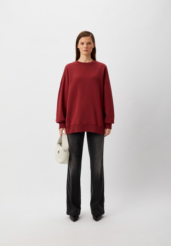 Свитшот Closed бордовый, размер 42, фото 2