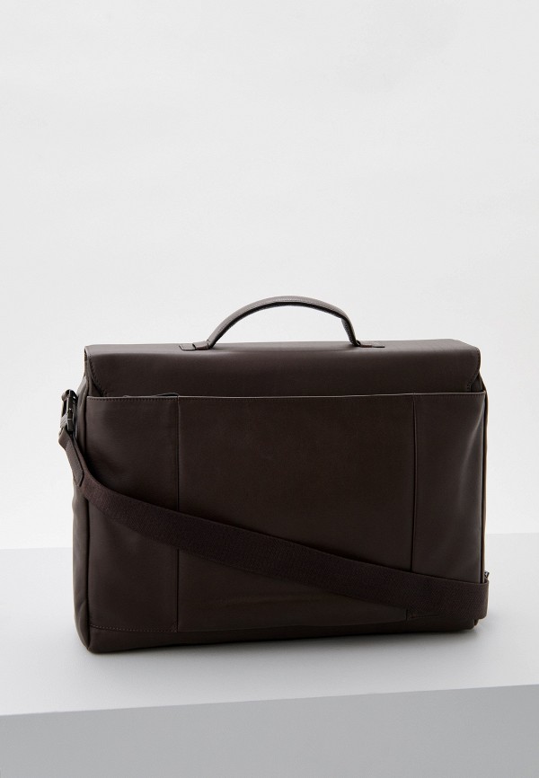 Портфель Piquadro коричневый, размер 00, фото 2