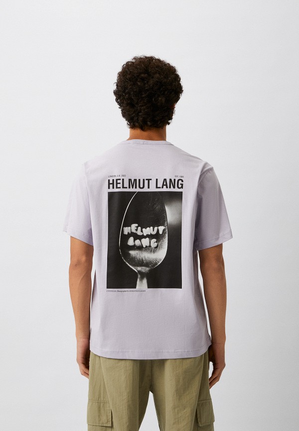 Футболка Helmut Lang фиолетовый, размер 48, фото 3