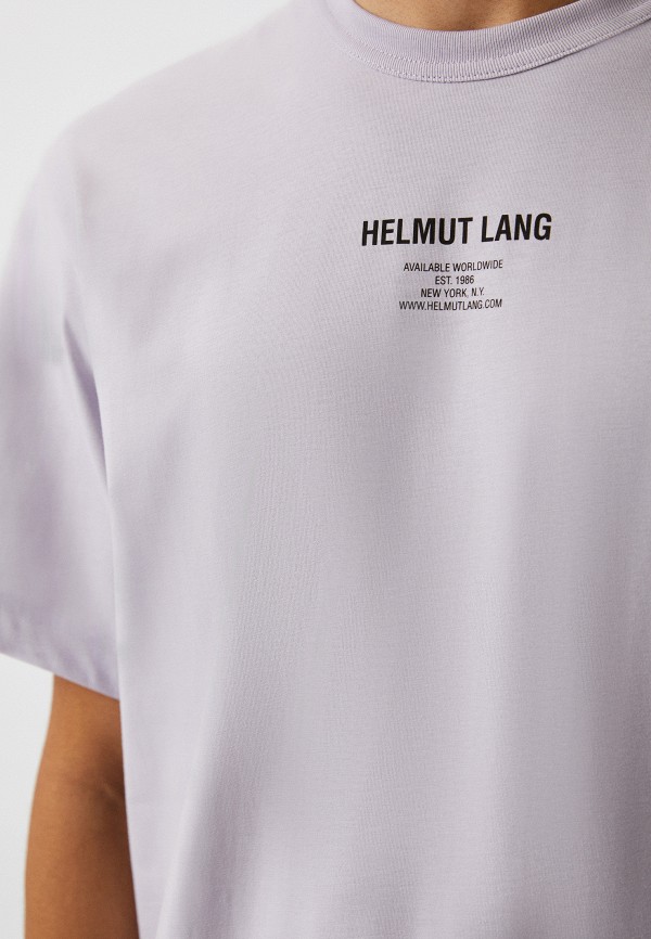 Футболка Helmut Lang фиолетовый, размер 48, фото 4
