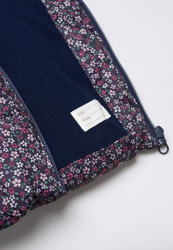 Куртка утепленная Mango Kids разноцветный, размер 122, фото 3