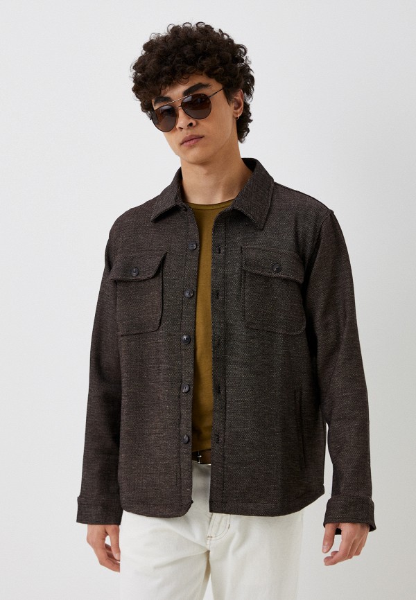 

Рубашка RNT23, Коричневый, overshirt