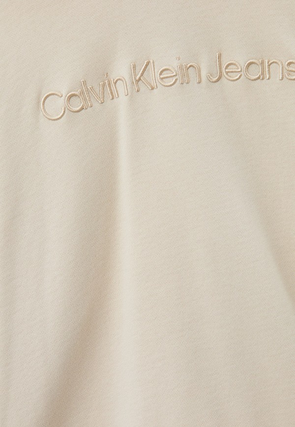 Худи Calvin Klein Jeans бежевый, размер 128, фото 3