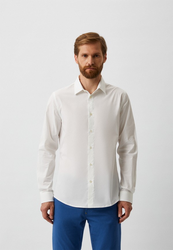 Рубашка Bikkembergs белого цвета