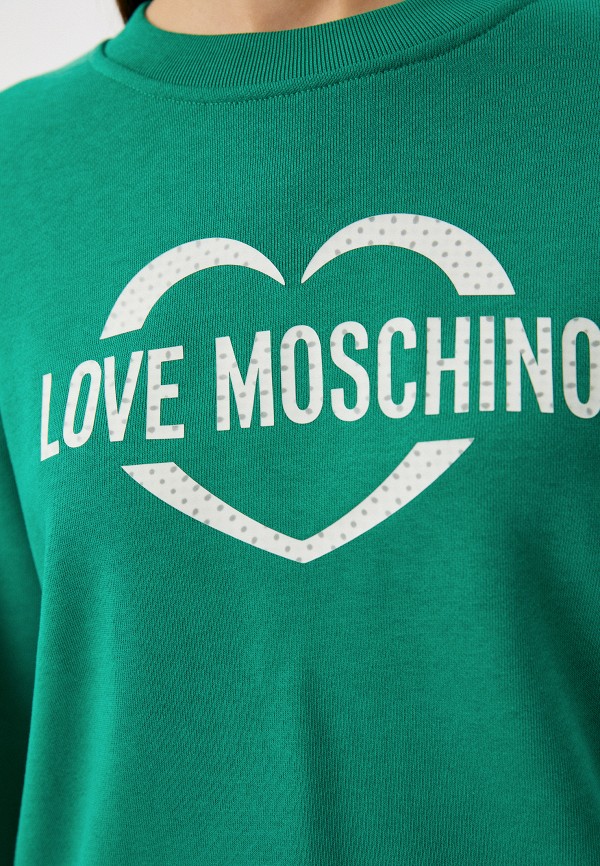 Костюм спортивный Love Moschino бирюзовый, размер 46, фото 4