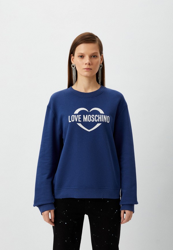 

Свитшот Love Moschino, Синий