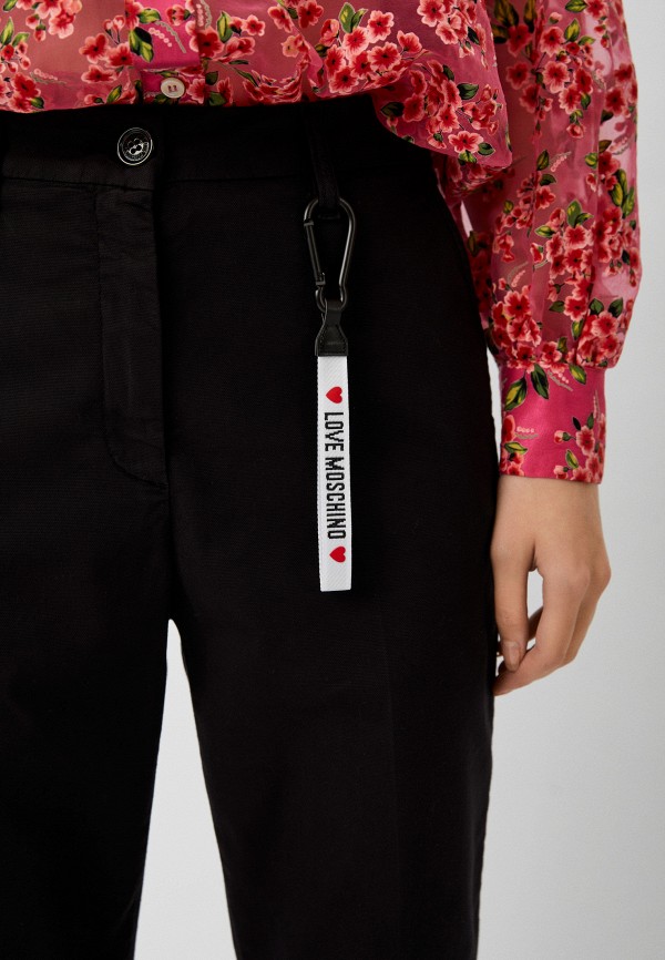 Брюки и брелок Love Moschino черный, размер 44, фото 4