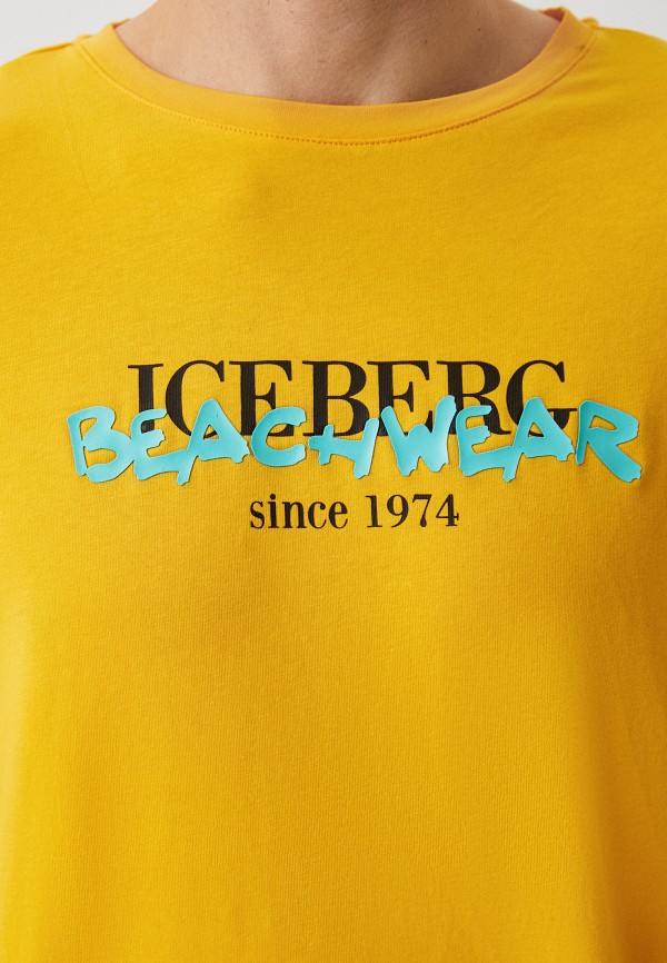 Футболка Iceberg желтый, размер 52, фото 4