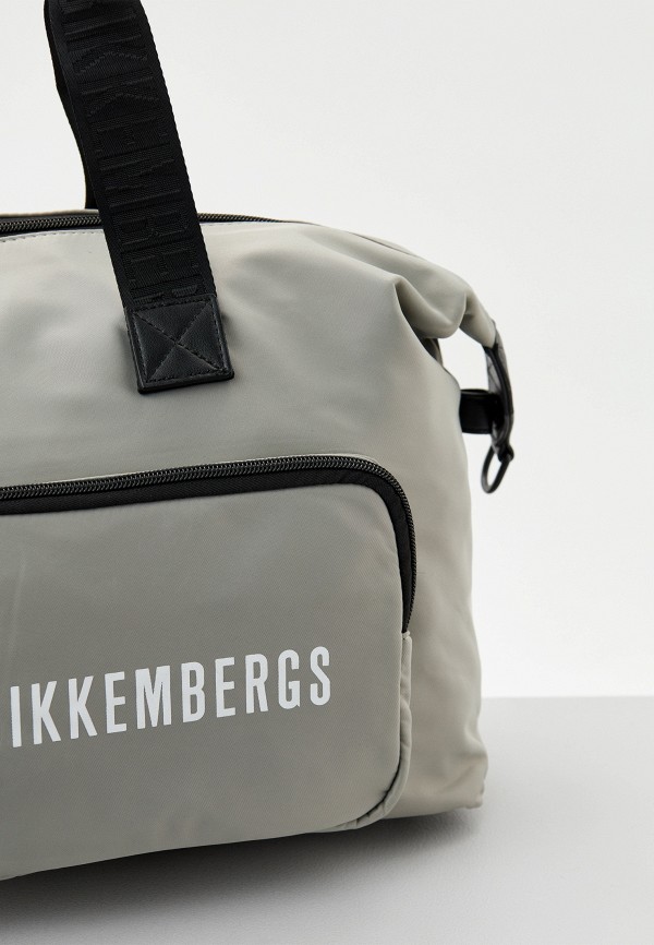 Сумка спортивная Bikkembergs серый, размер 00, фото 3