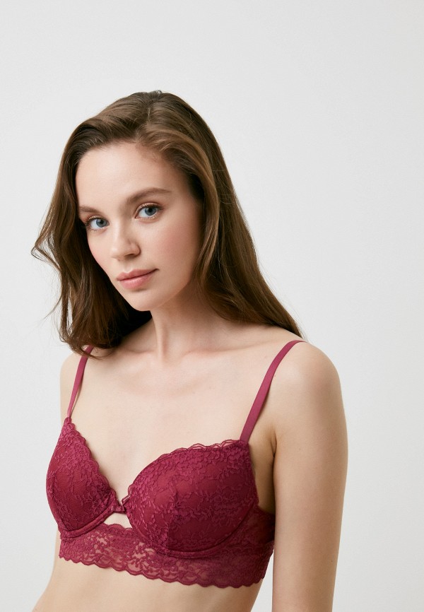 Бюстгальтер women'secret бордовый, размер 85B, фото 2