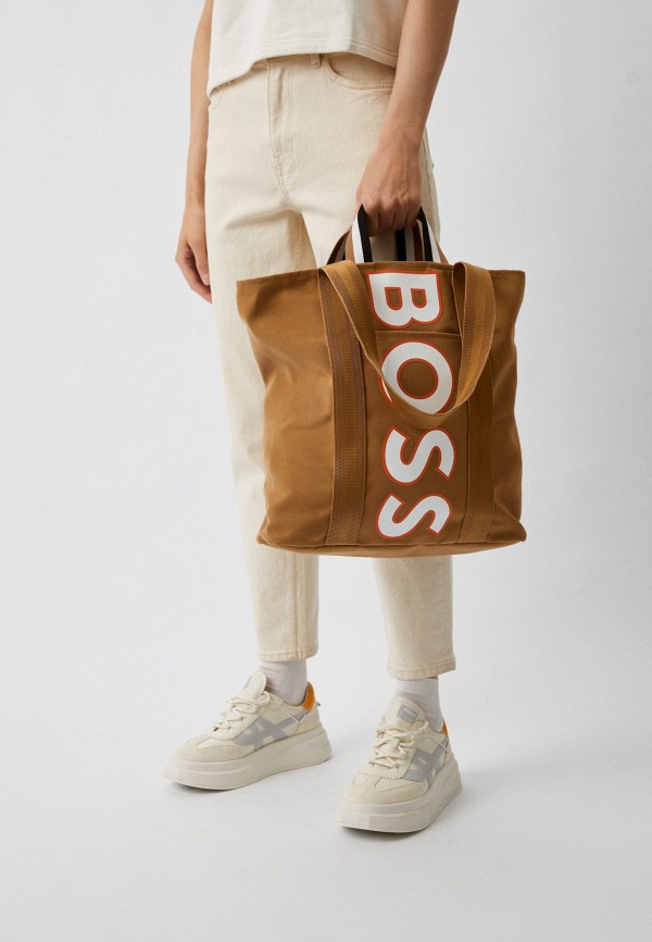 Сумка Boss коричневый, размер 00, фото 6