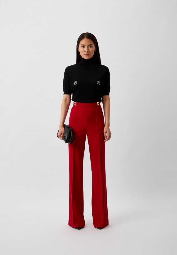 Брюки Elisabetta Franchi красный, размер 40, фото 2