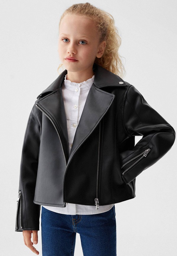 фото Куртка кожаная mango kids