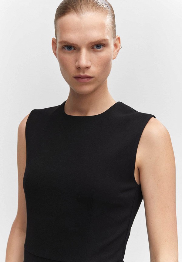 Платье Mango черный, размер 48, фото 4