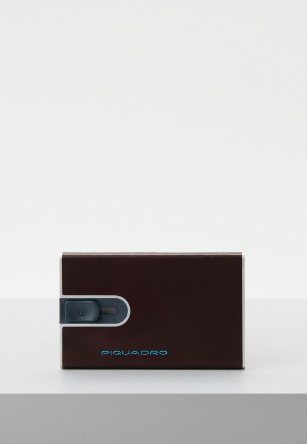 

Кредитница Piquadro, Коричневый, BLUE SQUARE, с RFID-защитой