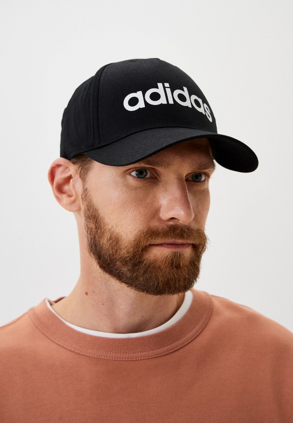 Бейсболка adidas черный, размер 54, фото 4