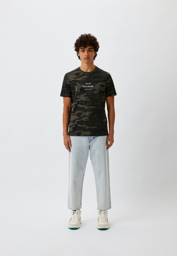 Футболка Liu Jo Uomo хаки, размер 50, фото 2