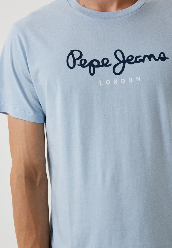 Футболка Pepe Jeans голубой, размер 54, фото 3