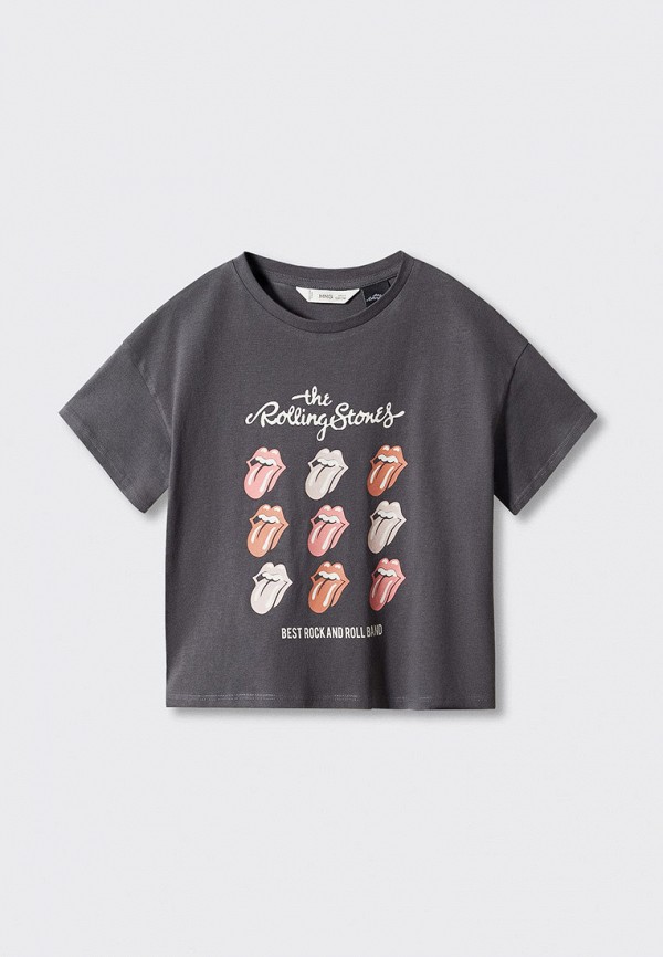 

Футболка Mango Kids, Серый, ROLL