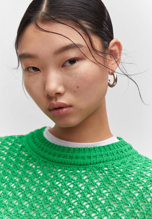 Джемпер Mango зеленый, размер 48, фото 4