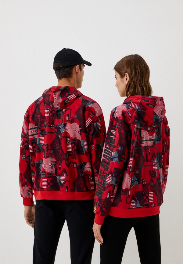 Худи Fila красный, размер 48, фото 3