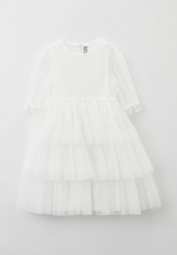Платье Il Gufo белого цвета